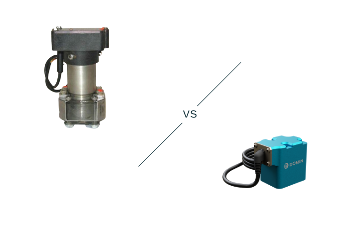 Comparison between Woodward 27A50F and Domin S4 Pro valves